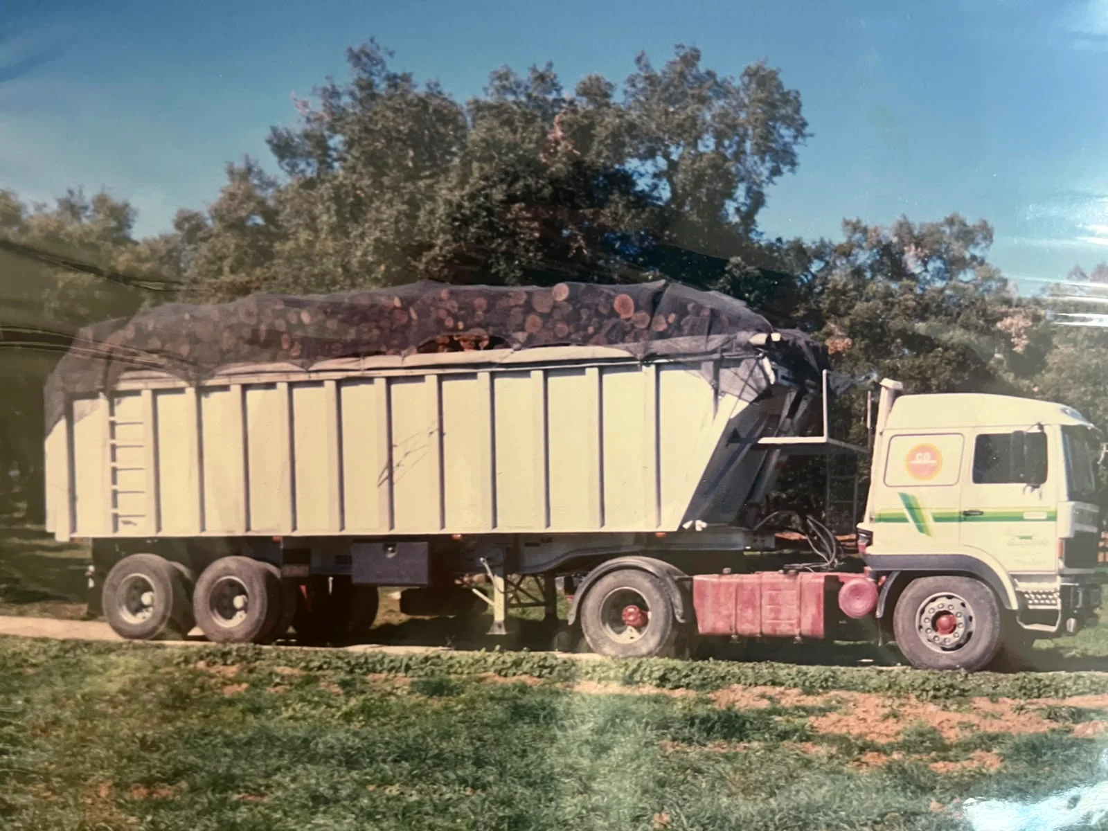 Transporte de leña en nuestros comienzos